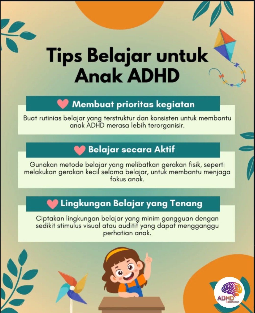 Strategi Belajar yang Cocok untuk Anak ADHD di Kabupaten Bangka Barat